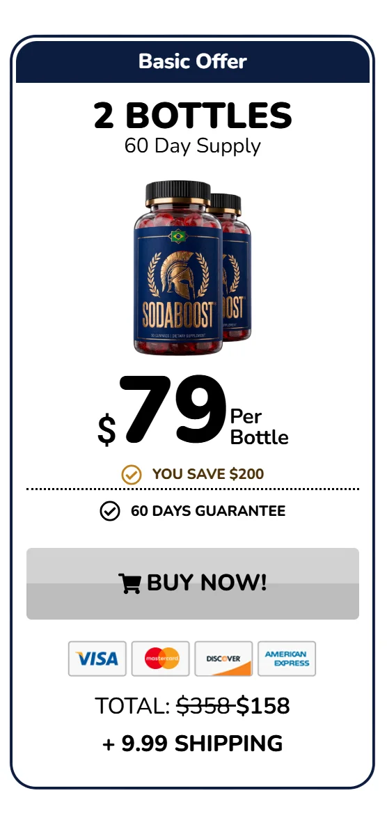 SodaBoost™ 2 bottles pricing